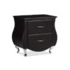 Urban Designs Erin Modern Faux Leather Upholstered Nightstand - Black -Baxton Acme Shop 016dd473 14ca 48cd a0e0 a6e2470e1816