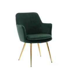 Porthos Home Gemma Velvet And Goldtone Metal Accent Chair - Pink -Baxton Acme Shop 0221d252 cc0b 440d 8f4d 9514d4a1c9bc