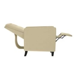 Copper Grove Linen Button Tufted Push Back Recline - Heather Grey -Baxton Acme Shop 0279c88a 312e 4c86 9595 9e8190220c3a