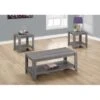Table Set/ 3pcs Set/ Coffee/ End/ Side/ Accent/ Living Room/ Laminate/ Grey/ Transitional -Baxton Acme Shop 03c0aa0a c0fe 422d a951 6b103a59982d