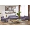 Grace Mid-Century Tufted Upholstered Rainbeau Living Room Sofa, Loveseat, And Chair 3-piece Set - Taupe Grey -Baxton Acme Shop 04007929 5c9b 4536 a947 8a6f8d0f4df7