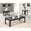 3-piece Faux-marble Top Occasional Table Set Black -Baxton Acme Shop 059de652 8ae4 4d8a bdec 9c2448e972e9