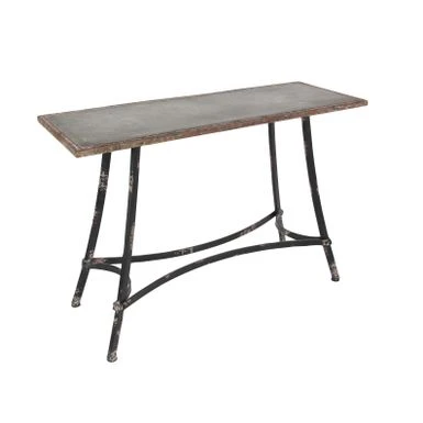 Brown Iron Farmhouse Console Table 30 X 43 X 16 - Brown - Metal 5 Brown Iron Farmhouse Console Table 30 X 43 X 16 - Brown - Metal - Image 3