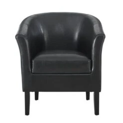 Sheraton Club Chair Black -Baxton Acme Shop 0625a84e dcd5 4f4c bbf6 2d9409eb5187