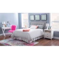 Pervis End Table White -Baxton Acme Shop 06b74e7e 8370 4764 a8b9 ac5bd80e3880