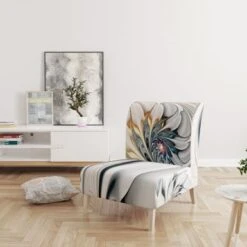 Designart 'White Stained Glass Floral' Upholstered Floral Accent Chair - Side Chairs 14 Designart 'White Stained Glass Floral' Upholstered Floral Accent Chair - Side Chairs -Baxton Acme Shop 07510b4a d2fd 460f 908e 9d3029b756f3