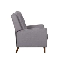 Abbyson Indio Mid Century Pushback Recliner - Grey -Baxton Acme Shop 077885e3 c0c3 4828 b99b 1d29bfe62972