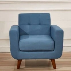 Grace Mid-Century Tufted Upholstered Rainbeau Living Room Sofa, Loveseat, And Chair 3-piece Set - Taupe Grey -Baxton Acme Shop 07e65c61 4348 4071 9247 37329316193f