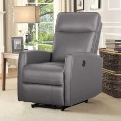 27.25'' Wide Auto Glider Standard Recliner - Grey