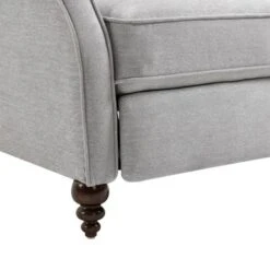 Clihome Push Back Reclining Chair - Grey -Baxton Acme Shop 09afe0ce 2ba3 475e 9467 12634e0b8cd8