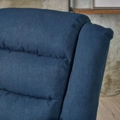 Adrianne Fabric Power Recliner Club Chair By Christopher Knight Home - Blue -Baxton Acme Shop 0a161958 53db 4dba ad93 1d53eeda78d5