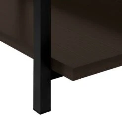 Accent Table/ Console/ Entryway/ Narrow/ Sofa/ Living Room/ Bedroom/ Metal/ Laminate/ Brown/ Black/ Contemporary/ Modern -Baxton Acme Shop 0aa49a99 6254 432a a93f da0130b61f44