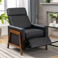 Upholstered Recliner Chair - Black -Baxton Acme Shop 0aea359d f75a 4f84 bf70 66836d1da8ec
