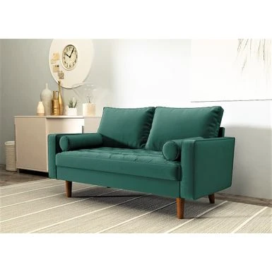 Hazen Tufted Loveseat - Green