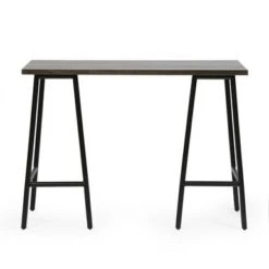 Darke Modern Industrial Handmade Mango Wood Console Table By Christopher Knight Home - 42.00" L X 20.00" W X 30.75" H - Brown + Black -Baxton Acme Shop 0b2d3ff8 e278 434a 9c9b 48a04d3b1ccc