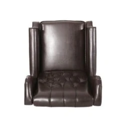 Walter Tufted Bonded Leather Recliner (Set Of 2) By Christopher Knight Home - Cognac Brown -Baxton Acme Shop 0b7c78d0 ff7e 422f b842 1aa5ce898c94