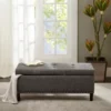 Mae II Charcoal Tufted Top Storage Bench -Baxton Acme Shop 0bb13158 56fc 4202 b1a9 e4d18f051a0c