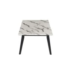 Rectangle Faux Marble Top Coffee Table Black And White -Baxton Acme Shop 0c5882de f46e 4473 bca3 9224a049b13a