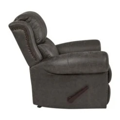 Copper Grove Dilsen Extra Large Rolled Arm Rocker Recliner Chair - Saddle Brown -Baxton Acme Shop 0f8c75e5 ff4f 4521 bd15 80a013ae8d5b