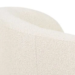 Poly And Bark Alma Swivel Lounge Chair - Crema White Boucle -Baxton Acme Shop 0fd4dca1 80fd 4803 90c3 3eb425f9cbea