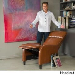 Stratton Recliner By Christopher Knight Home - Stratton Hazelnut Recliner