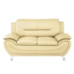 Michael Segura Sofa+Loveseat Living Room Set - Cream -Baxton Acme Shop 1465315d 9e96 48d0 9f93 1f7a93596f80