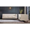 Kittleson Classic Nailhead Chesterfield 2 Piece Living Room Set - Ivory -Baxton Acme Shop 1634f406 034f 4249 9bf5 7665213b6430