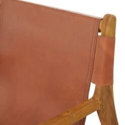 Leather Accent Chair With Armrests - 19"W X 20"L X 30"H - Dark Brown - Armless -Baxton Acme Shop 17a4ed15 833a 4d09 9691 50a21a2592f9