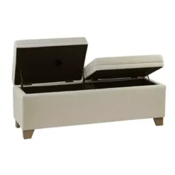 Natural Ashcroft Soft Close Storage Bench -Baxton Acme Shop 17f95537 5d8b 49df 895a 4fbd1d5a3f0c