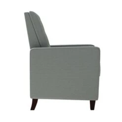 Copper Grove Linen Button Tufted Push Back Recline - Heather Grey -Baxton Acme Shop 18afea3b c396 4199 a7db a7e41f8459c4