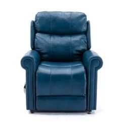 Lukas Faux Leather Lift Chair With Massage By Greyson Living - Navy Blue -Baxton Acme Shop 1988bce1 8311 4299 b451 89c8de542cd3