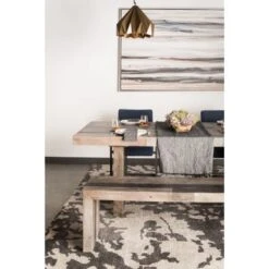 Aurelle Home Distressed Vintage Wash Finish Large Bench - 71"x 15" X 18" - 71"x 15" X 18" - Single - Brown - Dining Height -Baxton Acme Shop 1c73d9cb a0d3 4457 b634 acd378e58e13