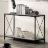 Industrial Black/Gray Sofa Table -Baxton Acme Shop 1c934673 eae7 48ec 8f5c 37aec1d4a5c8