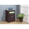 Mobile Storage File Cabinet, Dark Brown -Baxton Acme Shop 1dbd7ca7 0b68 4dbe 8dcb 714d258366b5