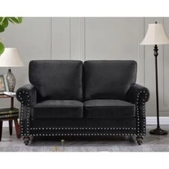 Suffield Velvet Nailhead 2-Piece Set-Loveseat & Sofa - Pink 36 Suffield Velvet Nailhead 2-Piece Set-Loveseat & Sofa - Pink -Baxton Acme Shop 2209191d 9248 4854 a890 bb3e23dfea70