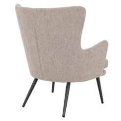 Jenson Accent Chair With Fabric And Grey Legs - Oatmeal -Baxton Acme Shop 22bb7c5d 746f 4454 bae3 da0e392428d0
