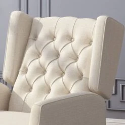 Keating Traditional Wingback Recliner By Christopher Knight Home - Gray -Baxton Acme Shop 23221234 9643 4a9d adbf 76a3aa2cb5c1