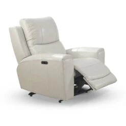 Copper Grove Fyti Top Grain Leather Power Reclining Chair - Grey -Baxton Acme Shop 2364aa12 0928 44dd ad39 f50827fffee8