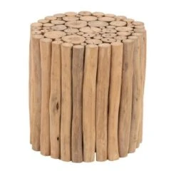 Brown 16-inch High X 14-inch Wide Teak Wood Foot Stool - Single -Baxton Acme Shop 23d31e61 961d 4a8f a353 304f178f4f7a