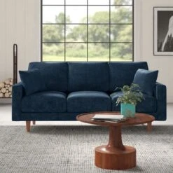 Craigmont 2 Piece Standard Living Room Set - Dark Blue -Baxton Acme Shop 23f47cc0 9772 4b83 95c2 ec6ddd6adf7c