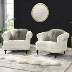 La Rosa Victorian Tufted Upholstered Accent Chair - Opal Grey Velvet 31 La Rosa Victorian Tufted Upholstered Accent Chair - Opal Grey Velvet -Baxton Acme Shop 245ebe1a 7807 4b56 8c2c 12ea1ad0e3bc