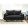 Mac Loveseat - Black -Baxton Acme Shop 24c9b327 9e27 4075 8335 2f2ade1c2855