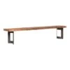 Aurelle Home Brown Rustic Live Edge Bench - Brown -Baxton Acme Shop 263849fb e8a5 4690 9a25 d855c3881054