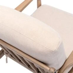 24.4" Wide Wood Frame Accent Armchair For Living Room - Tan -Baxton Acme Shop 26574f49 b06a 4cde b631 035591e4820a