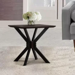 Pirate Acacia Modern End Table -Baxton Acme Shop 26645f81 46b9 45c4 9702 3aec7d22134f