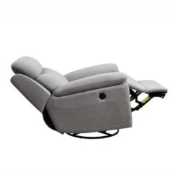 Mars Glider & Swivel Power Recliner With USB Port - Khaki -Baxton Acme Shop 26ea24ad 71e3 4df0 be78 0c219e9d7354