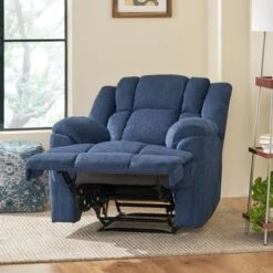 Coosa Indoor Pillow Tufted Massage Recliner By Christopher Knight Home - Black + Brown -Baxton Acme Shop 27388d09 bb88 41c3 82d4 d2bea4da4f8c