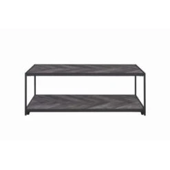 Meagan Chevron Coffee Table Rustic Grey Herringbone -Baxton Acme Shop 27efc8f8 0704 4923 b718 b7afec19be9e