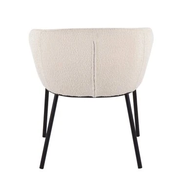 Porch & Den Kacie Upholstered Arm Chair - Cream Fabric 14 Porch & Den Kacie Upholstered Arm Chair - Cream Fabric - Image 12