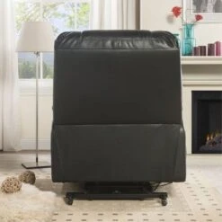 PU Upholstered Recliner With Power Lift And Massage - Beige -Baxton Acme Shop 2a2725a6 3ddd 4739 8123 0512ddcb5367